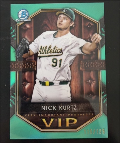 2025 Bowman Chrome VIP #VIP-2 Nick Kurtz — front