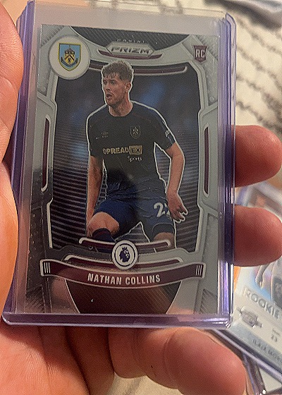 2021-22 Panini Prizm Premier League Nathan Collins Rookie #66 — front