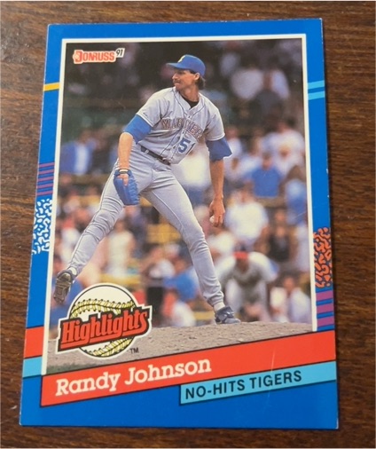 1991 Donruss #BC-2 Randy Johnson Highlights — front