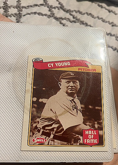 1989 Swell Baseball Greats #5 Cy Young Cleveland Indians — front