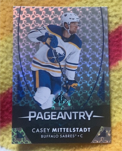 2023-24 Upper Deck SP Authentic Pageantry #P-23 Casey Mittelstadt — front