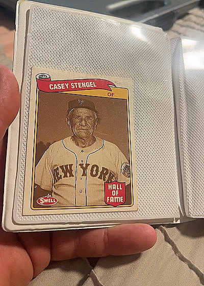 1989 Swell Baseball Greats #130 Casey Stengel — front