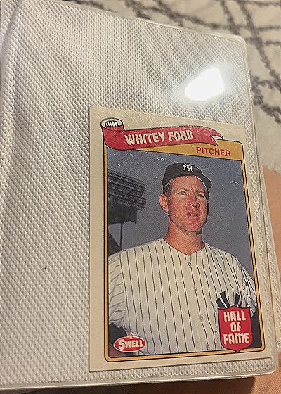 1989 Swell Baseball Greats #50 Whitey Ford — front