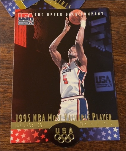 1996 Upper Deck USA #31 David Robinson — front