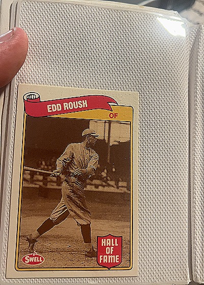 1989 Swell Baseball Greats #35 Edd Roush — front