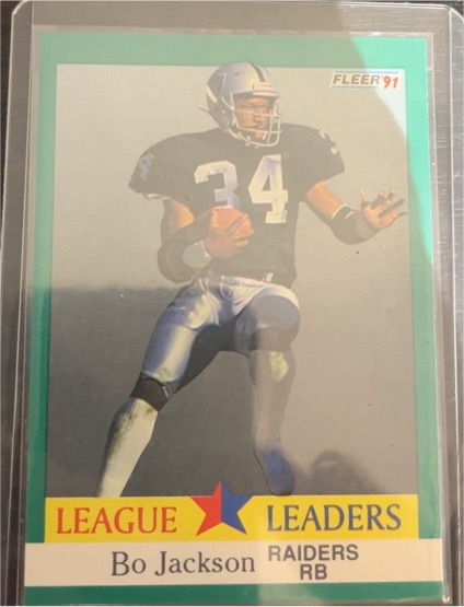 1991 Fleer #416 Bo Jackson — front