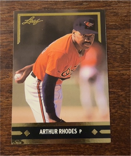 1991 Leaf Gold Rookies #BC6 Arthur Rhodes — front
