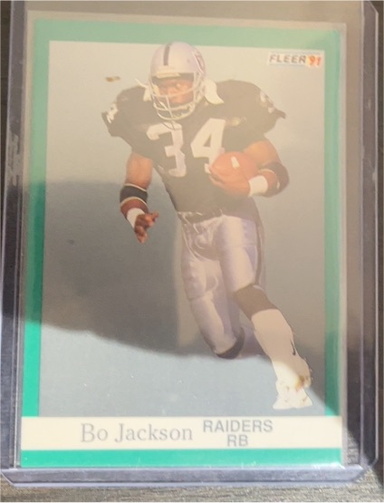 1991 Fleer #110 Bo Jackson — front