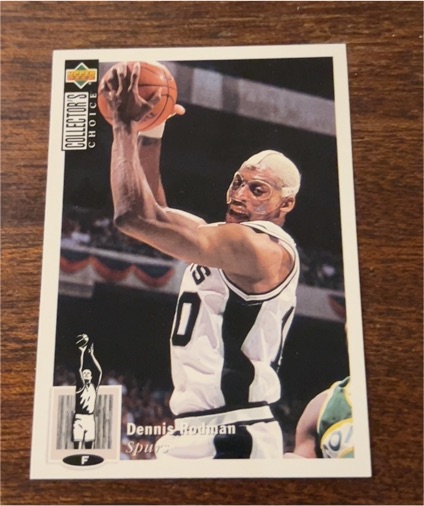 1994-95 Upper Deck Collector's Choice #10 Dennis Rodman — front