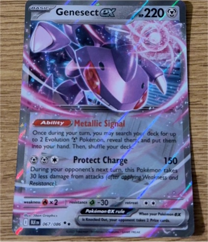 2025 Pokémon Scarlet & Violet Sv: Black Bolt #067 Genesect ex — front