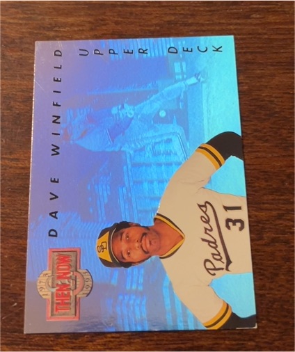 1993 Upper Deck Then and Now #TN9 Dave Winfield — front