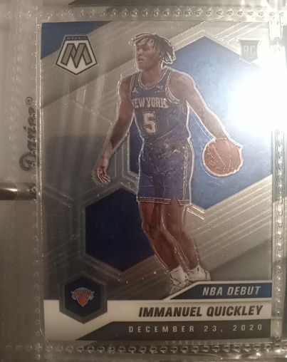 2020-21 Panini Mosaic #208 Immanuel Quickley — front