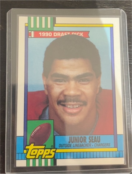 1990 Topps #381 Junior Seau — front