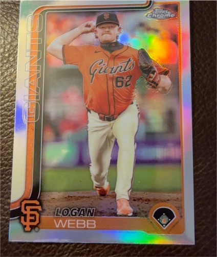 2025 Topps Series 1 #242 Logan Webb — front