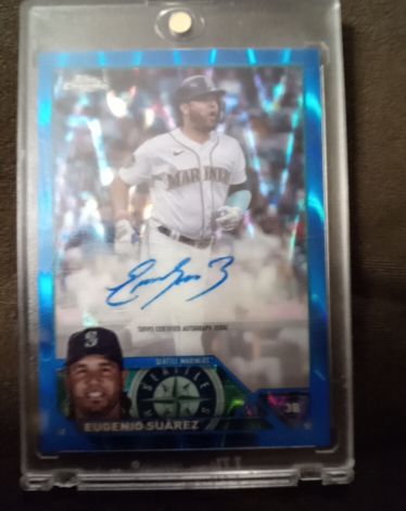 2023 Topps Chrome Update #AC-ES Eugenio Suarez — front