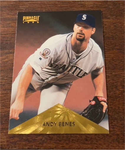 1996 Pinnacle Andy Benes — front