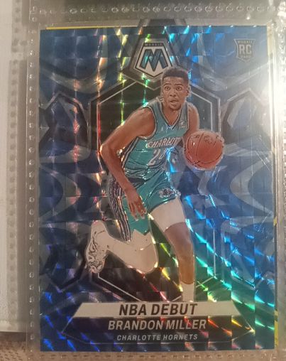 2021 Panini Mosaic NBA Debut #Brandon Miller — front