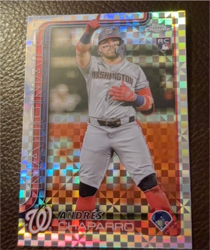 2025 Topps Chrome #187 Andrés Chaparro — front