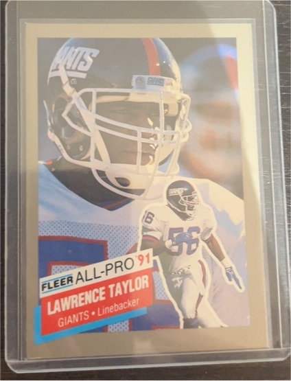 1991 Fleer All-Pro #15 Lawrence Taylor — front