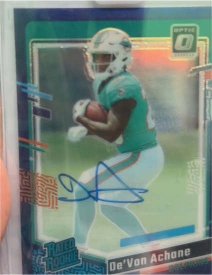 2023 Panini Donruss Optic #269 De'Von Achane — front