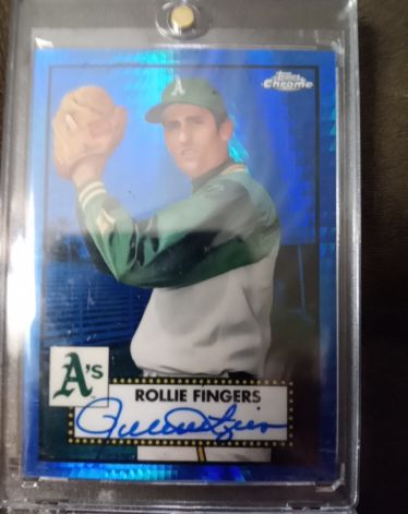 2021 Topps Chrome Platinum Anniversary #551 Rollie Fingers — front