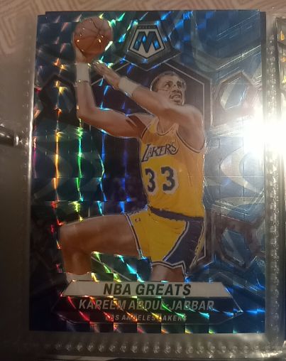 2023-24 Panini Mosaic NBA Greats #299 Kareem Abdul-Jabbar — front