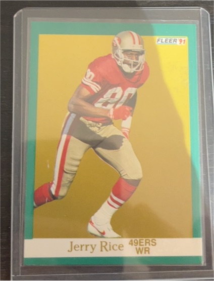 1991 Fleer #363 Jerry Rice — front