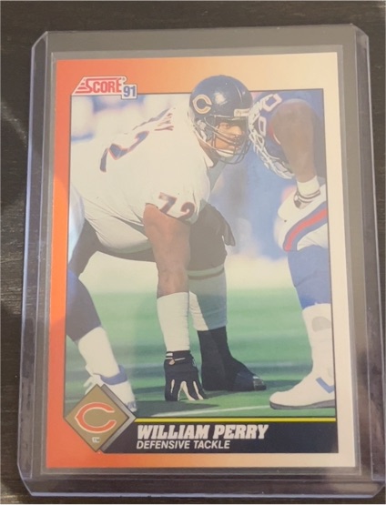 1991 Score #390 William Perry — front