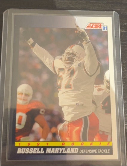1991 Score #565 Russell Maryland Rookie — front