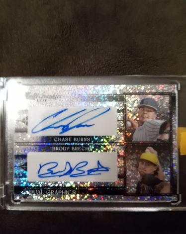 2023 Leaf Eclectic Dual Graphics Chase Burns / Brody Brecht Dual Auto #2/9 — front