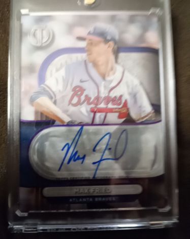 2024 Topps Tribute #TA-MF Max Fried — front
