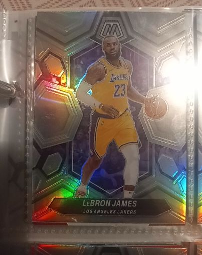 2023-24 Panini Mosaic #92 LeBron James — front