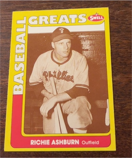 1991 Swell Baseball Greats #4 Richie Ashburn — front