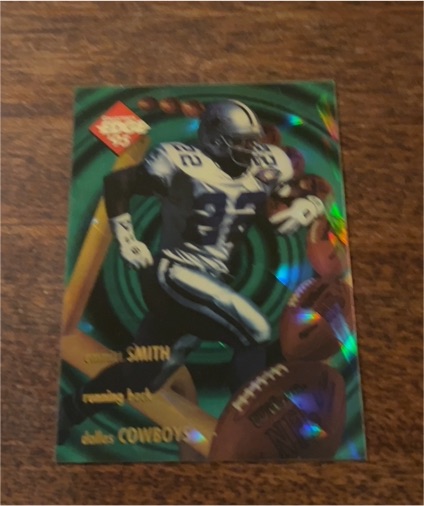 1995 Collector's Edge EdgeTech Quantum #4 Emmitt Smith — front