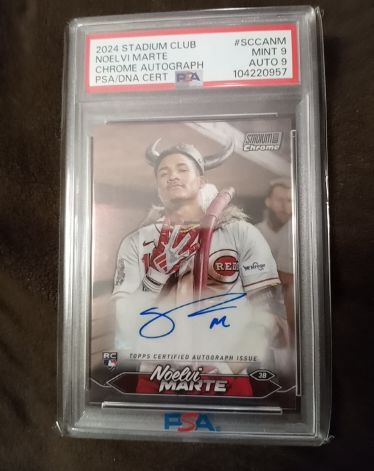 2024 Topps Stadium Club Chrome #SCCANM Noelvi Marte — front