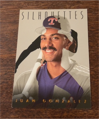 1993 Studio Silhouettes #4 Juan Gonzalez — front