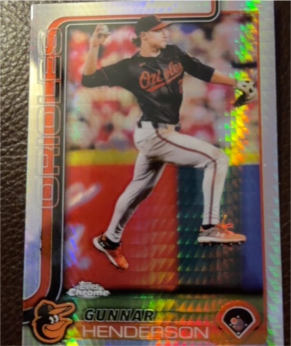 2025 Topps Chrome #213 Gunnar Henderson — front
