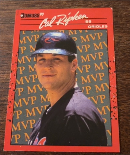 1990 Donruss #BC-18 Cal Ripken Jr MVP — front