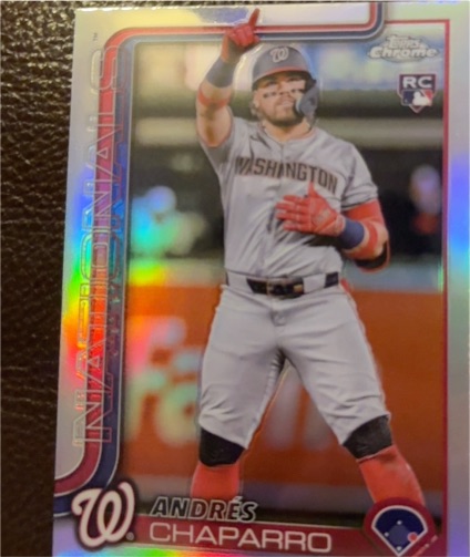2025 Topps Chrome #187 Andrés Chaparro — front