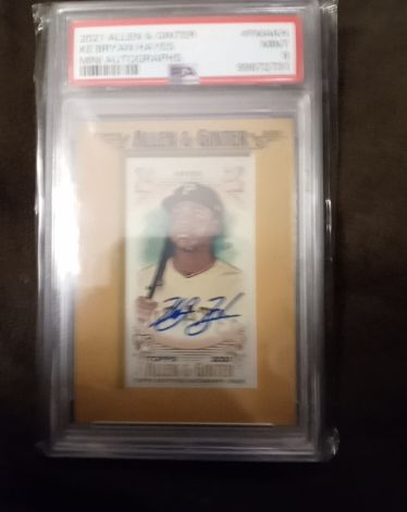 2021 Topps Allen & Ginter Framed Mini #FMA-KH Ke'Bryan Hayes — front