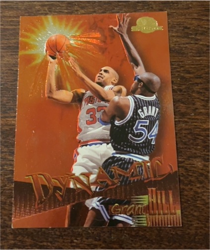 1995-96 SkyBox Premium Dynamic #D5 Grant Hill — front