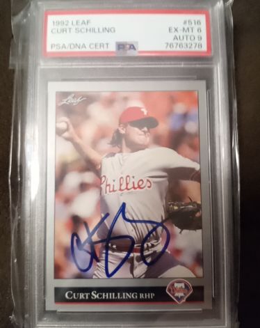 1992 Leaf #516 Curt Schilling — front