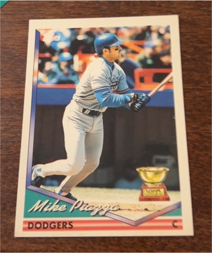 1994 Topps #1 Mike Piazza — front