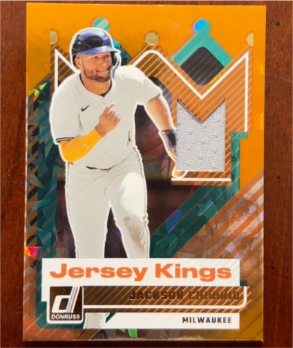 2025 Donruss Jersey Kings #JK-JC Jackson Chourio — front