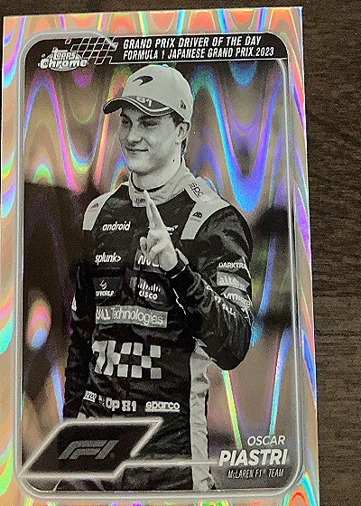 2024 Topps Chrome Formula 1 #174 Oscar Piastri — front