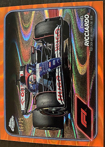 2024 Topps Chrome Formula 1 #90 Daniel Ricciardo — front