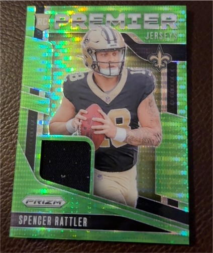 2024 Panini Prizm Premier Jerseys #PJ-SRR Spencer Rattler — front