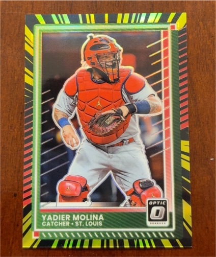2025 Donruss Optic #66 Yadier Molina — front