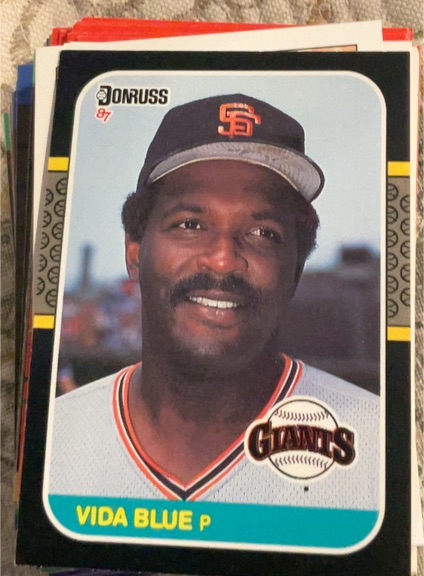 1987 Donruss #362 Vida Blue — front
