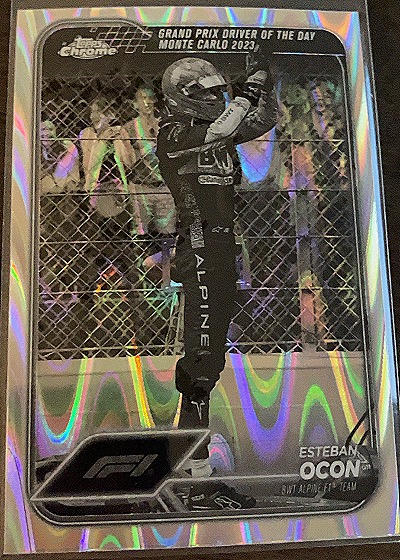 2024 Topps Chrome Formula 1 #164 Esteban Ocon — front